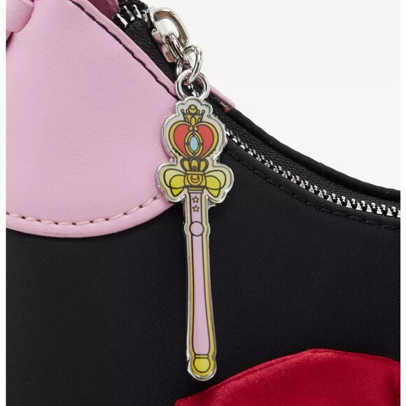 Sailor Moon - Pretty Guardian Bow Charm Shoulder Bag - NEW - Picture 3 of 5